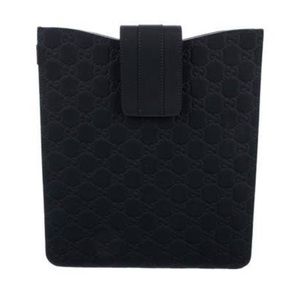 Gucci Guccissima Black Rubberized Leather